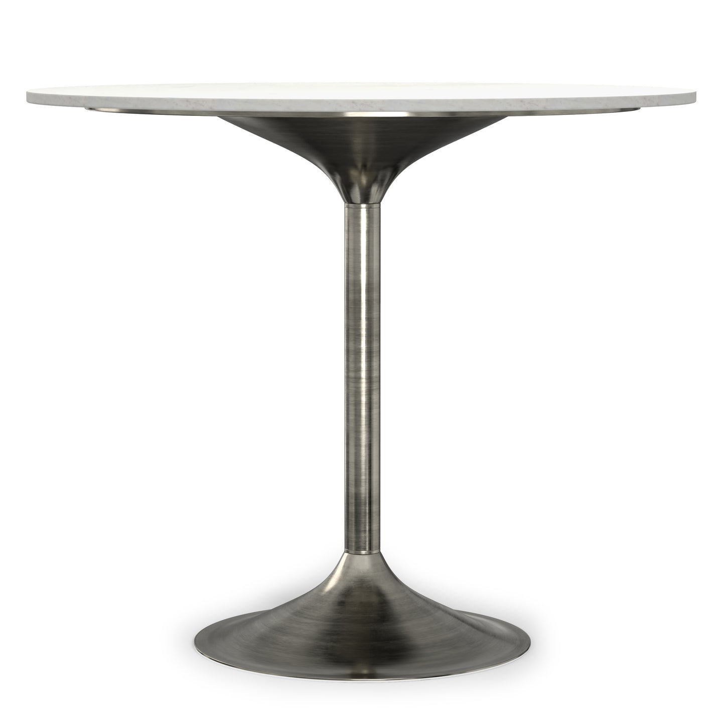 White Marble/Antique Silver | Osborne Dining Table