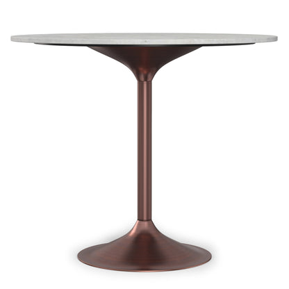 White Marble/Antique Copper | Osborne Dining Table