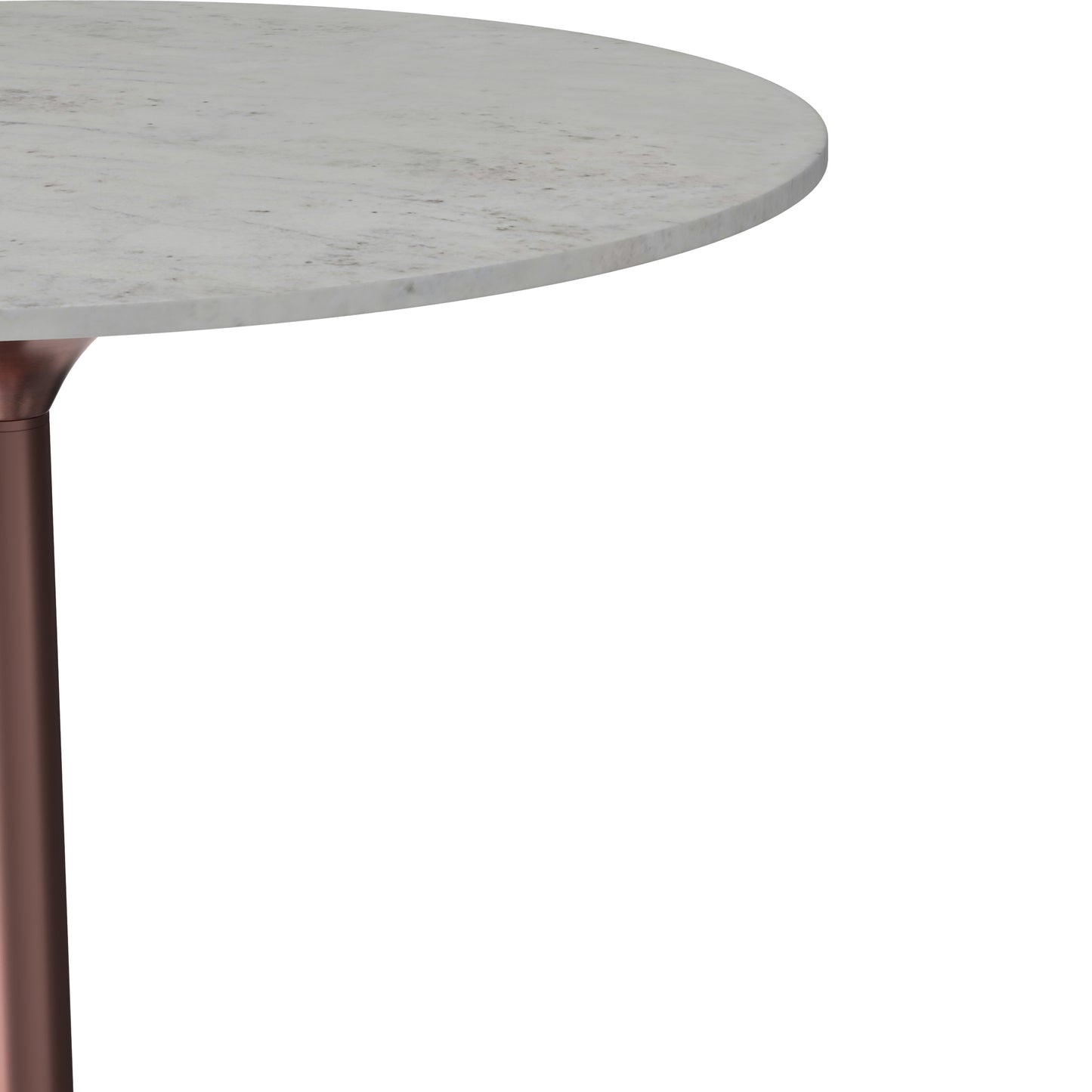 White Marble/Antique Copper | Osborne Dining Table
