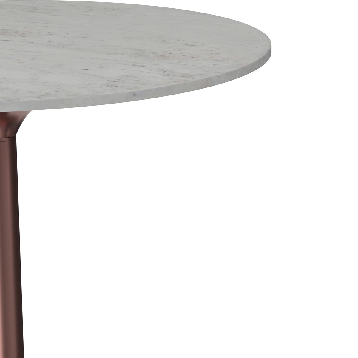 White Marble/Antique Copper | Osborne Dining Table