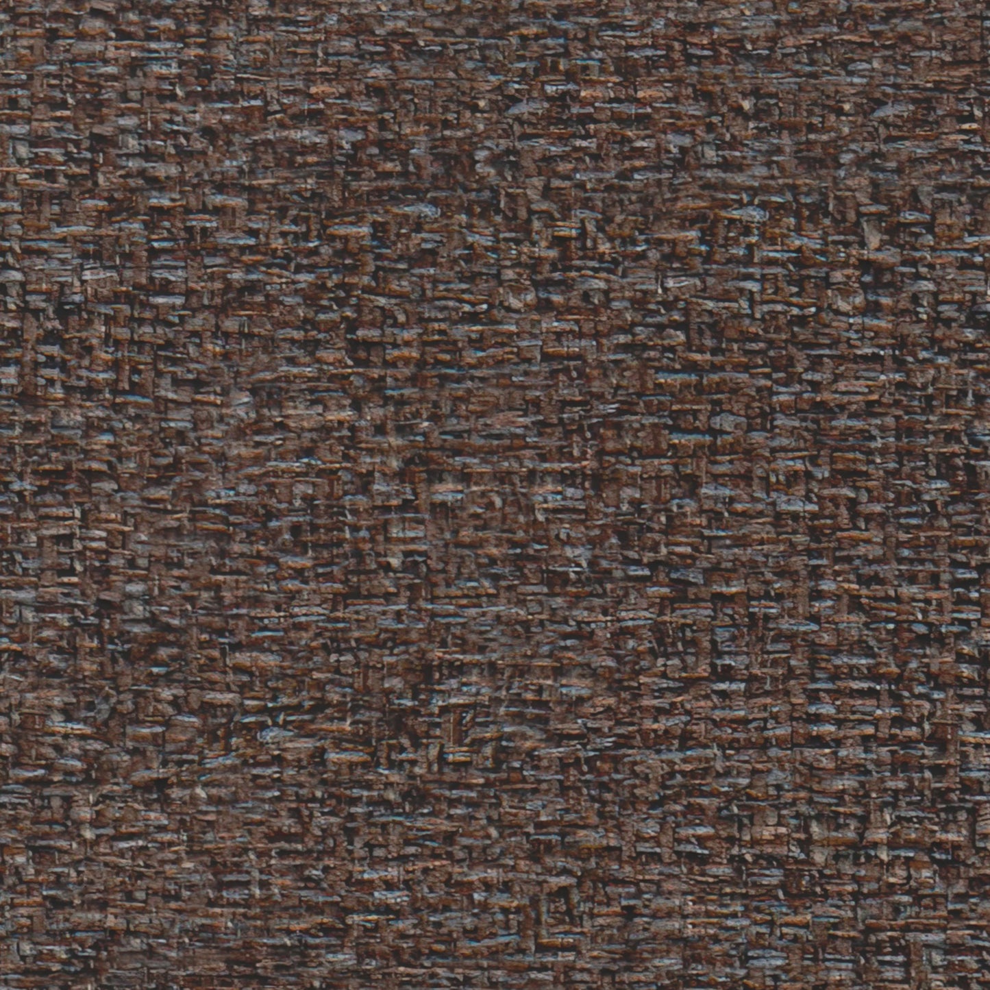 Mink Brown Tweed Style Fabric | Milltown Large Ottoman Bench in Tweed
