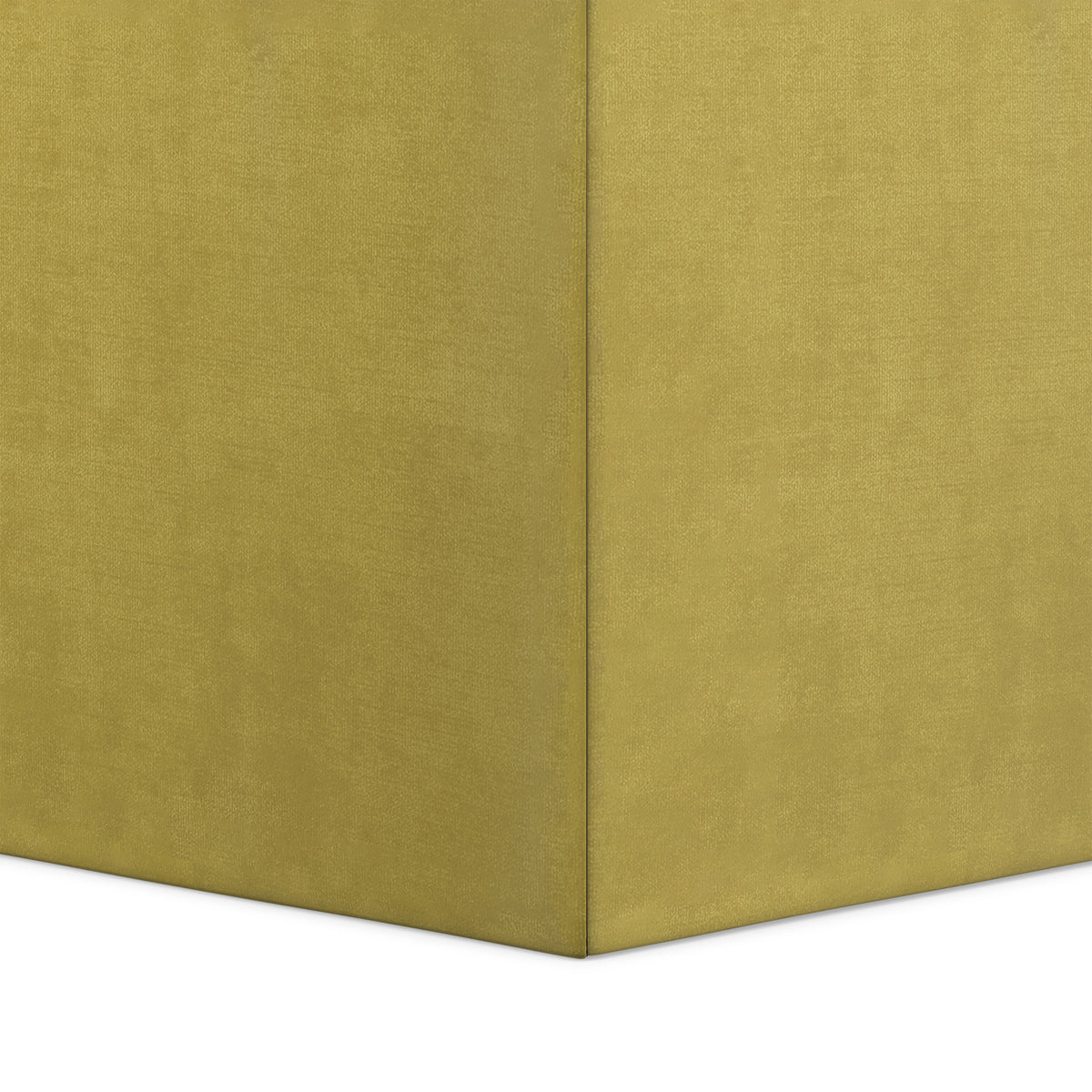 Rockwood Cube Storage Ottoman in Velvet Fabric