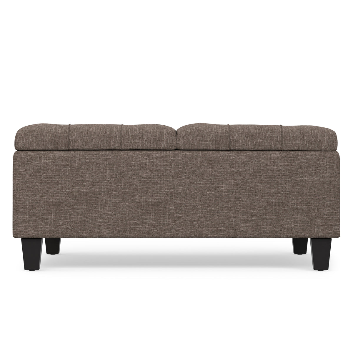 Fawn Brown Linen Style Fabric | Harrison Coffee Table Storage Ottoman