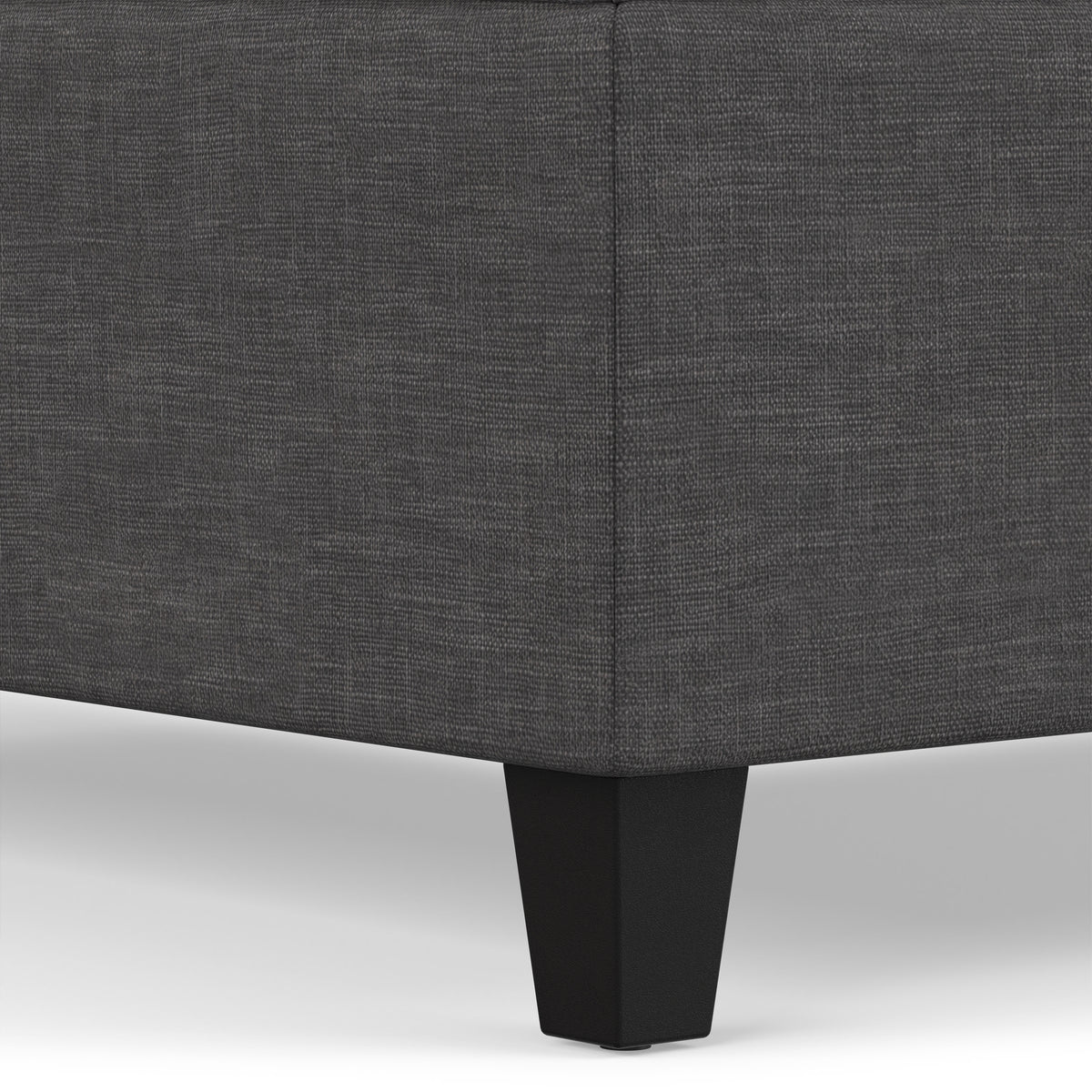 Slate Grey Linen Style Fabric | Harrison Coffee Table Storage Ottoman