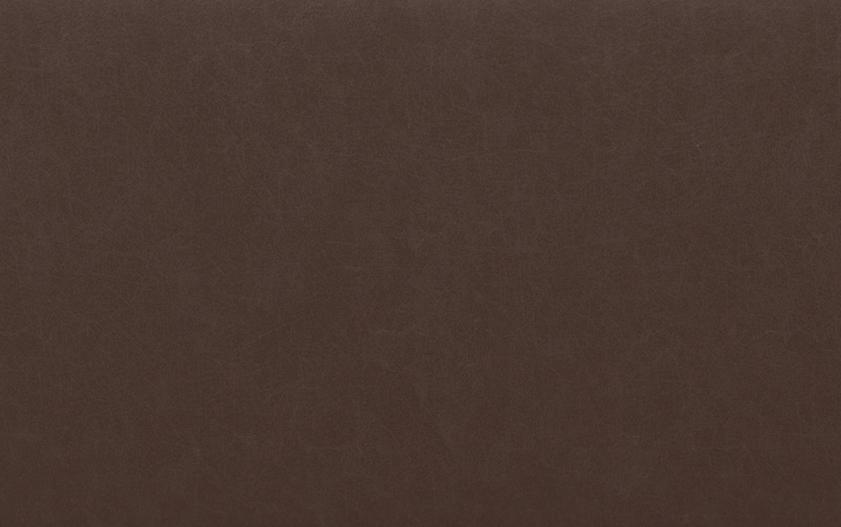Chocolate Brown Vegan Leather | Harrison Small Square Coffee Table Storage Ottoman
