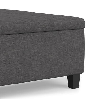Slate Grey Linen Style Fabric | Ellis Coffee Table Storage Ottoman