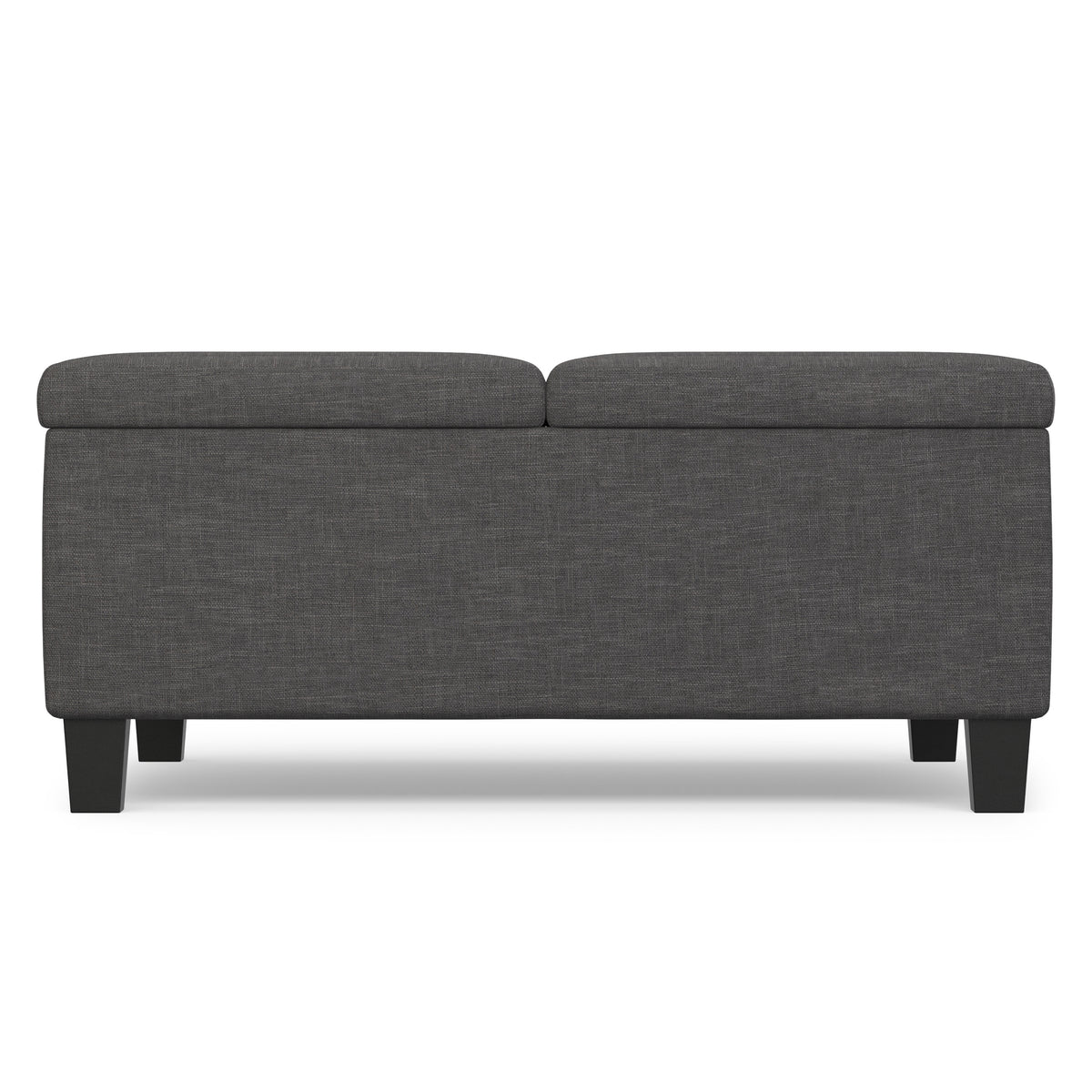 Slate Grey Linen Style Fabric | Ellis Coffee Table Storage Ottoman