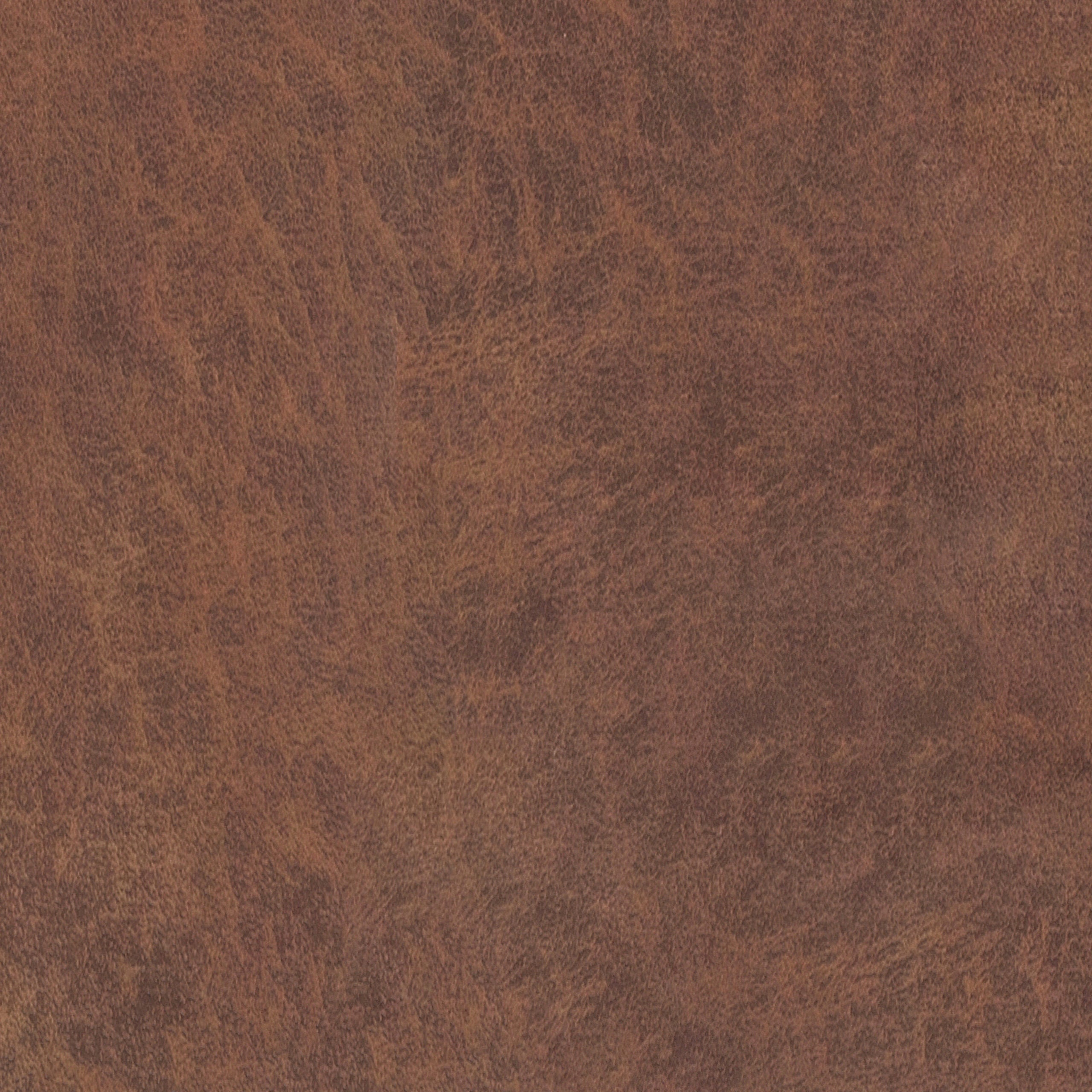 Distressed Saddle Brown Distressed Vegan Leather | Lacey Tufted Ottoman Bench