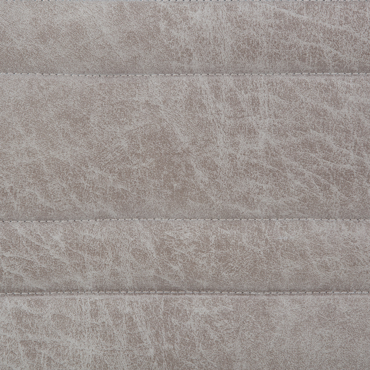 Distressed Grey Taupe Distressed Vegan Leather | Casey Ottoman Bench