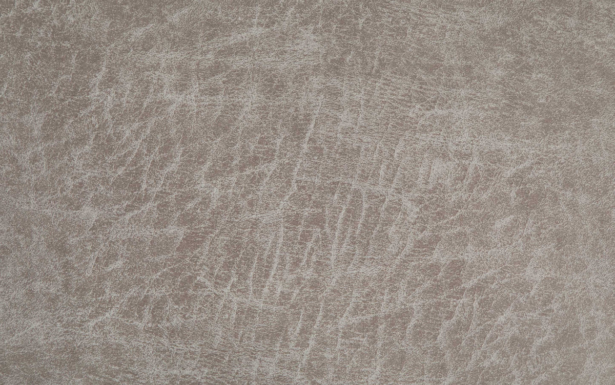 Distressed Grey Taupe Distressed Vegan Leather | Shay Mid Century Large Square Coffee Table Storage Ottoman