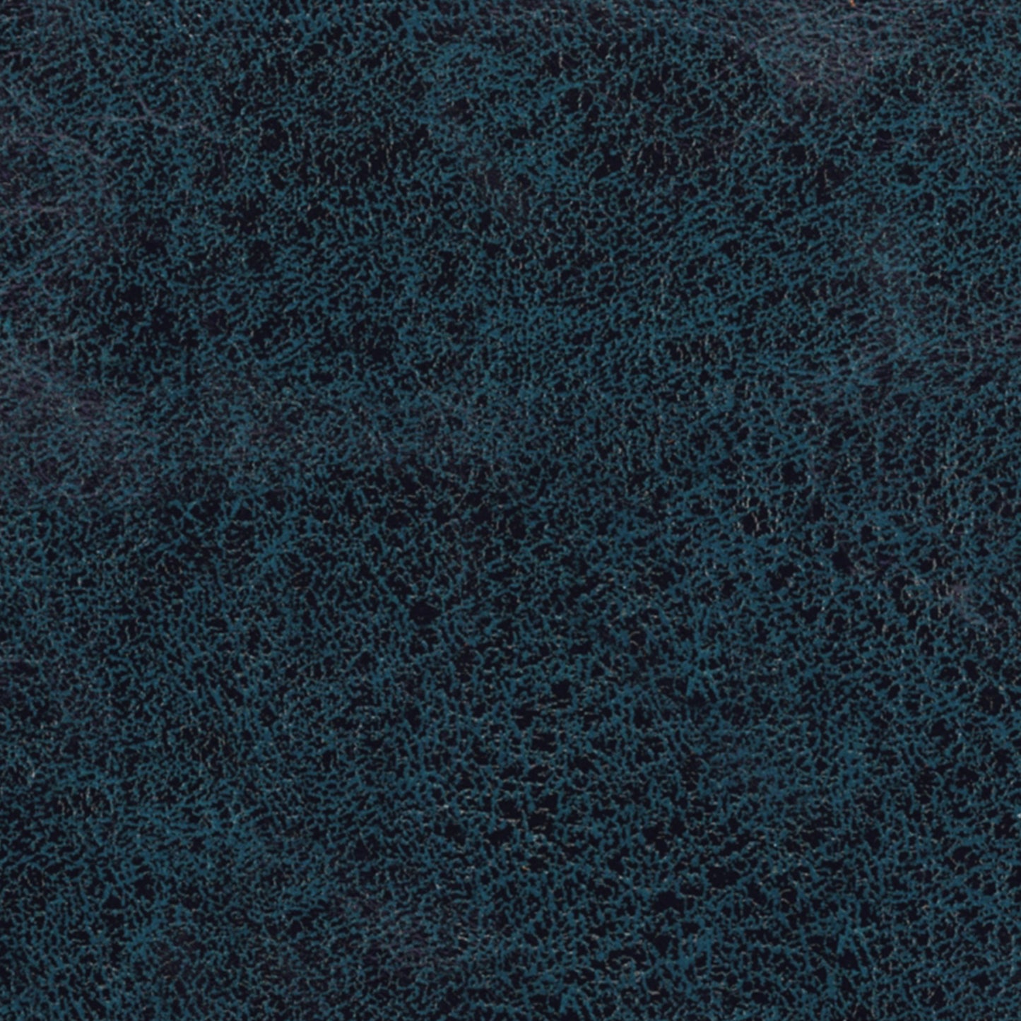 Distressed Dark Blue Distressed Vegan Leather | Owen Medium Square Table Ottoman in Distressed Vegan Leather