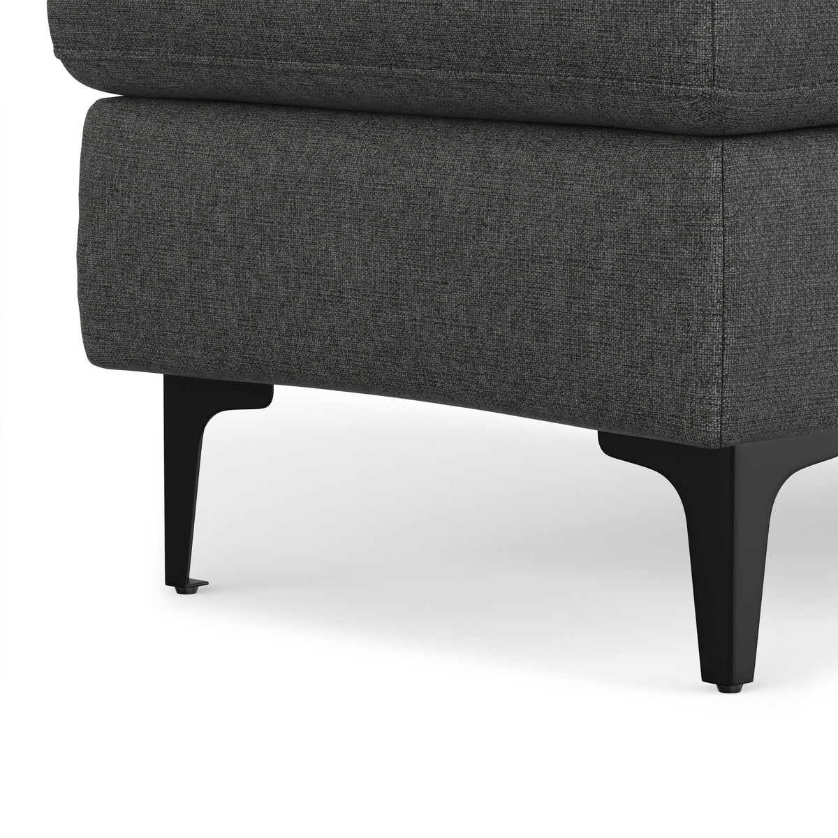 Pebble Grey | Ava Mid Century Ottoman