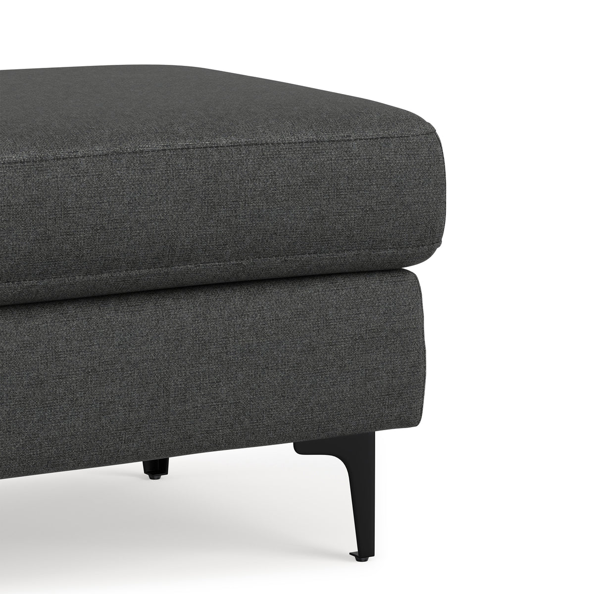 Pebble Grey | Ava Mid Century Ottoman