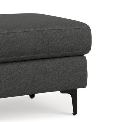 Pebble Grey | Ava Mid Century Ottoman