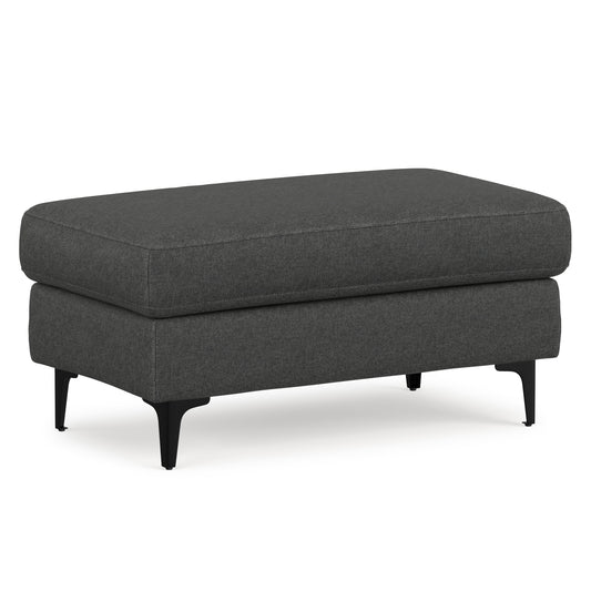 Pebble Grey | Ava Mid Century Ottoman
