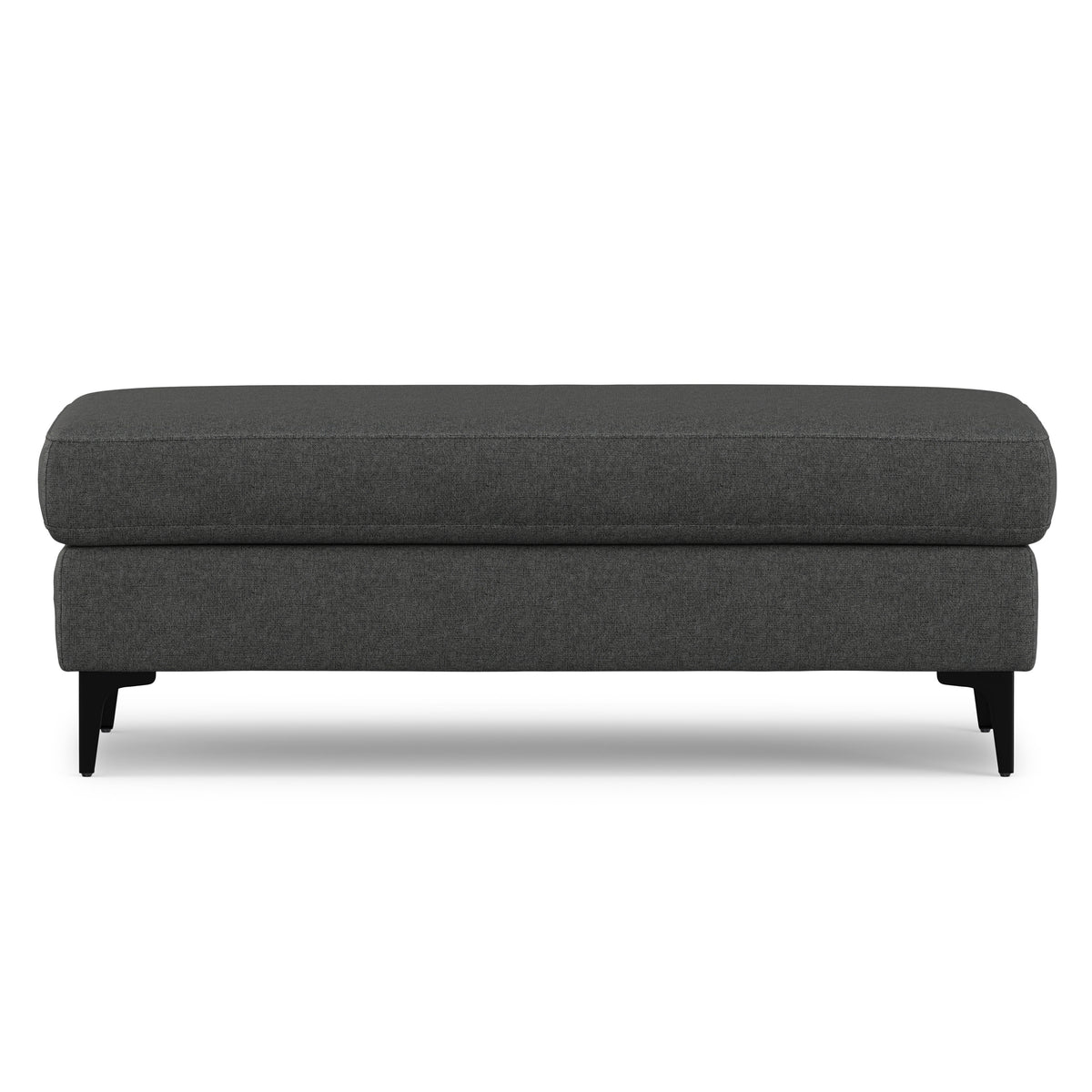 Pebble Grey | Ava Mid Century Ottoman Bench