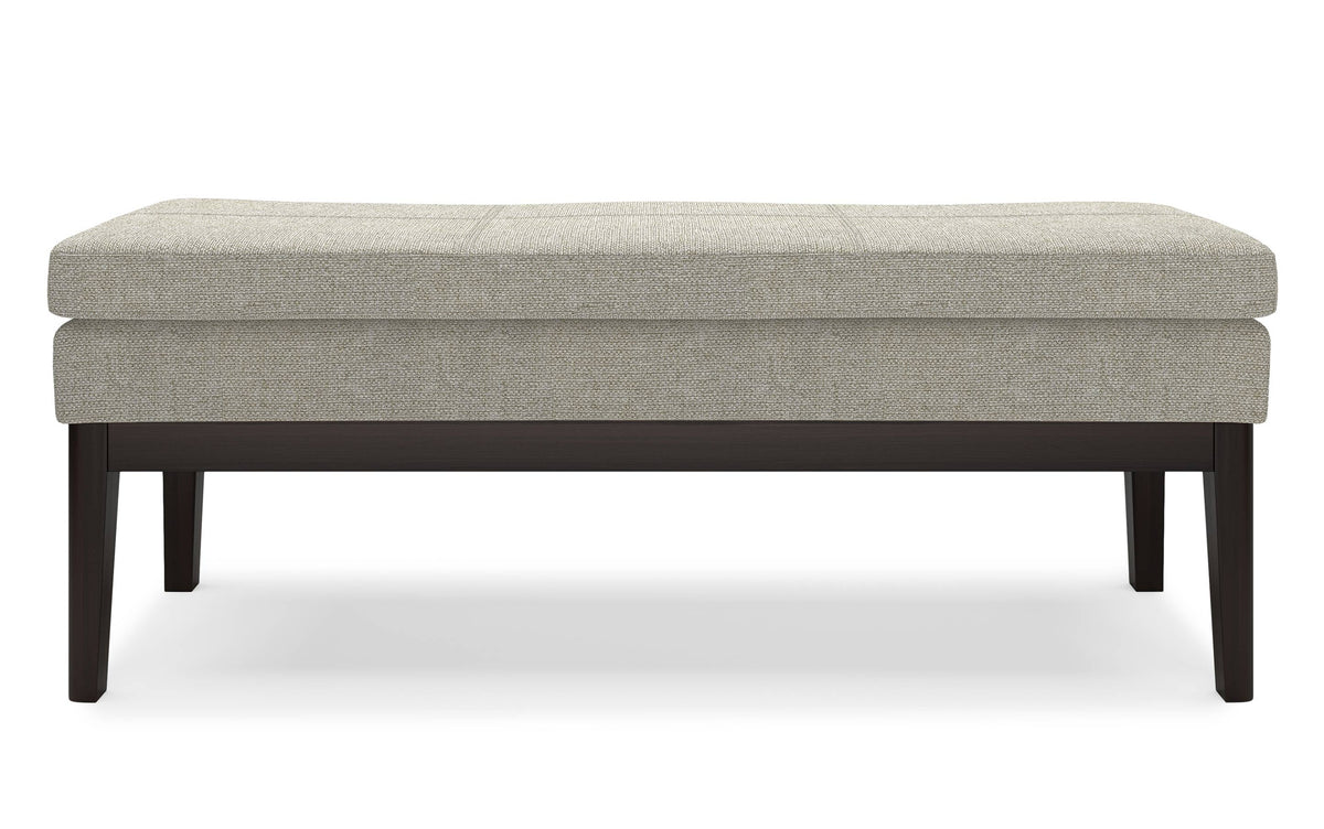 Light Grey | Carlson Ottoman Bench