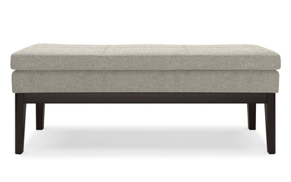 Light Grey | Carlson Ottoman Bench