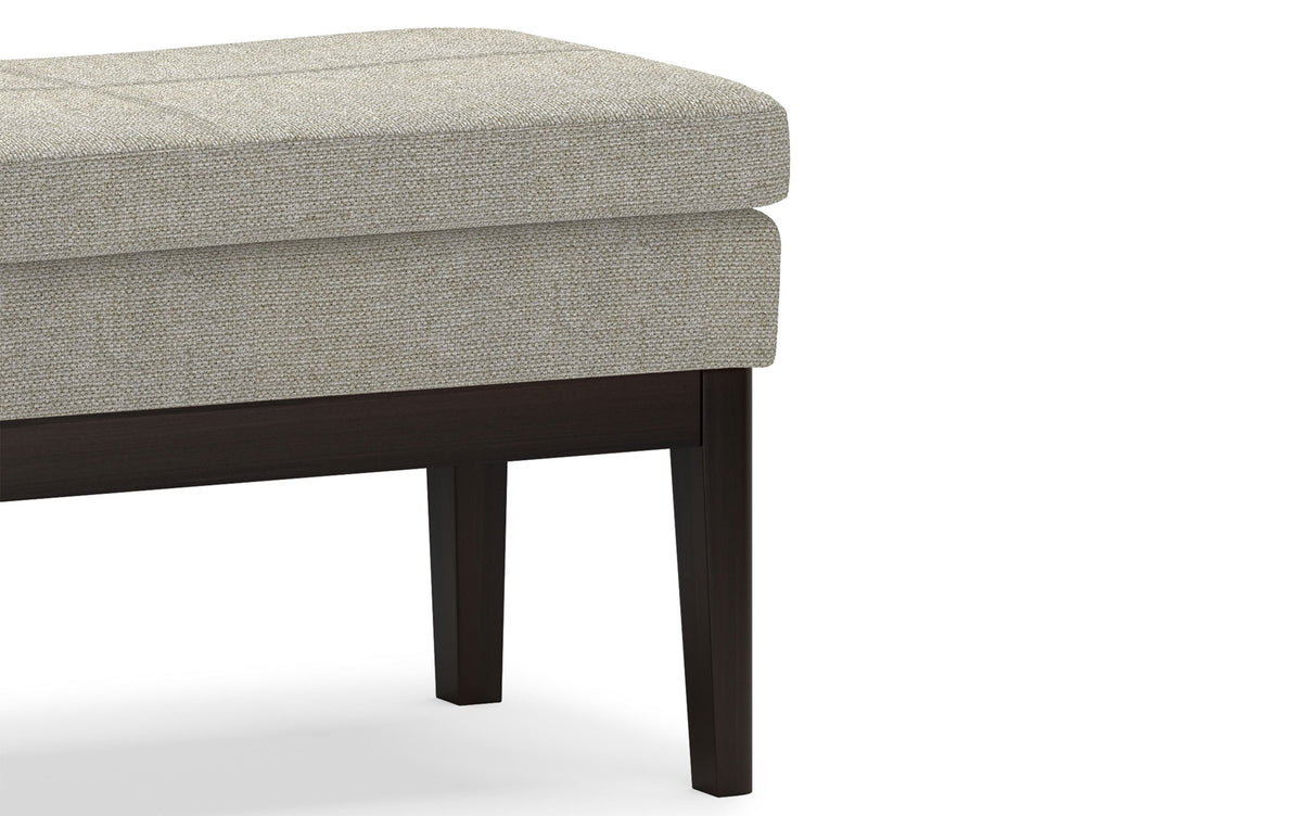 Light Grey | Carlson Ottoman Bench