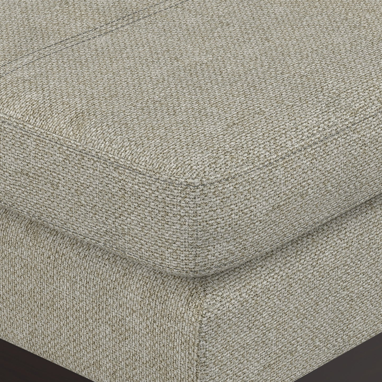 Light Grey | Carlson Small Ottoman Bench