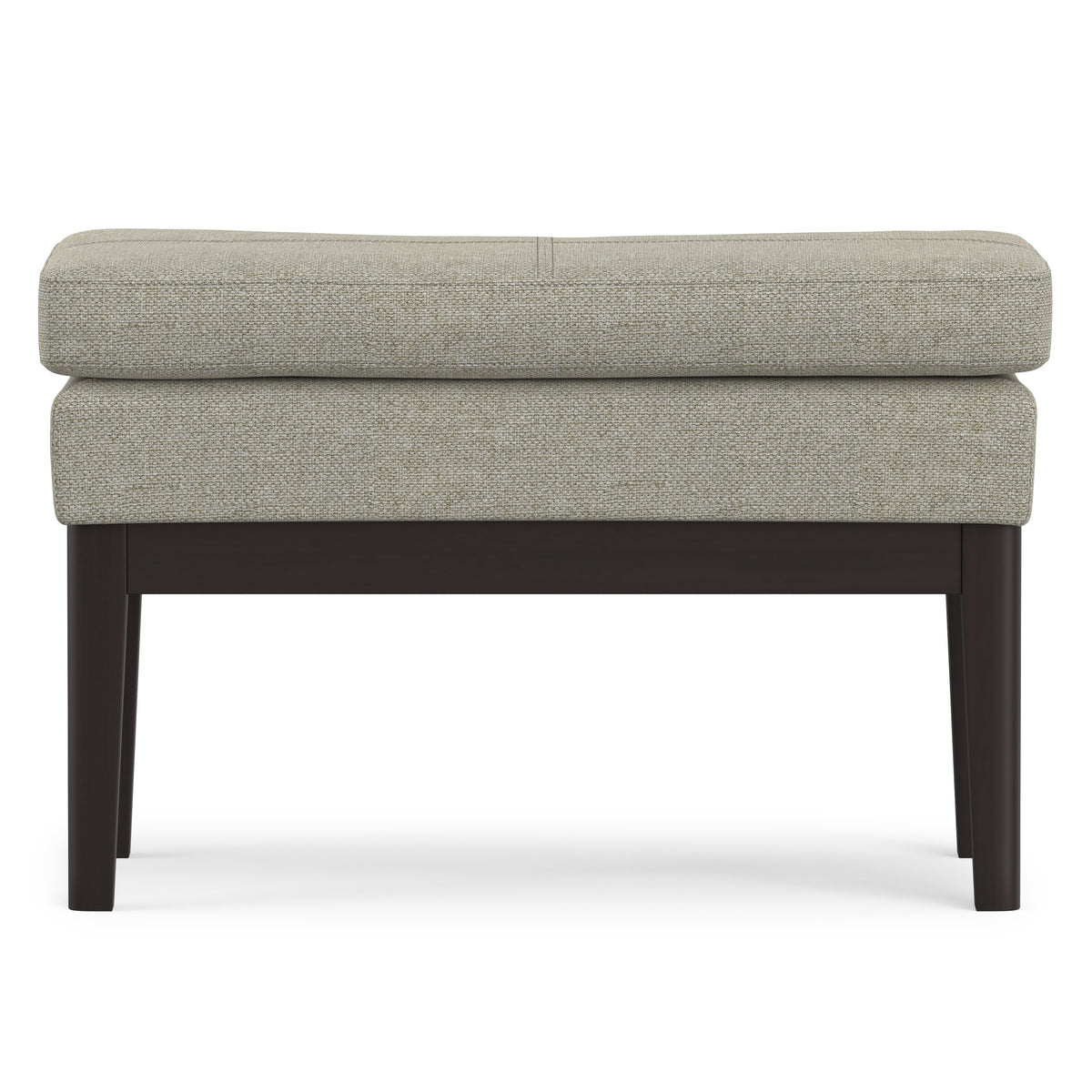 Light Grey | Carlson Small Ottoman Bench