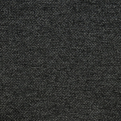 Charcoal Grey Woven-Blend Fabric | Morrison Large Rectangular Ottoman