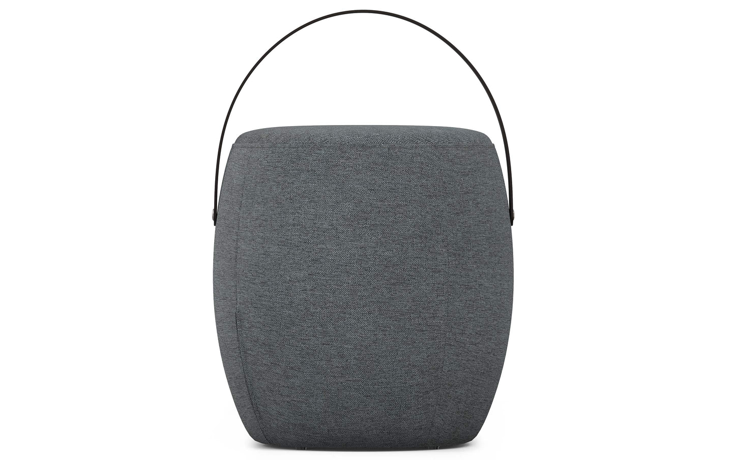 Grey Linen Style Fabric | Ramsay Footstool