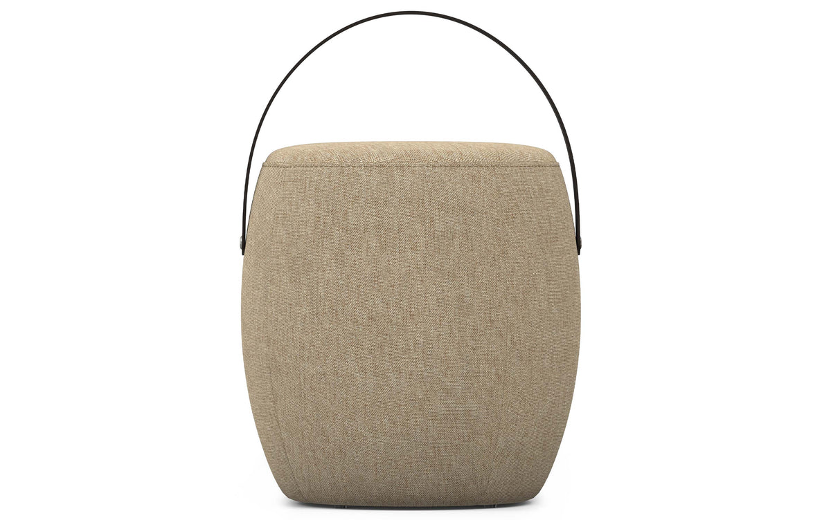 Taupe Linen Style Fabric | Ramsay Footstool