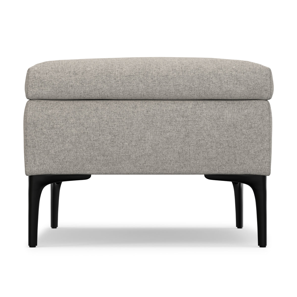 Cloud Grey Linen Style Fabric | Rebecca Large Coffee Table Storage Ottoman with Lift up Lid in Linen