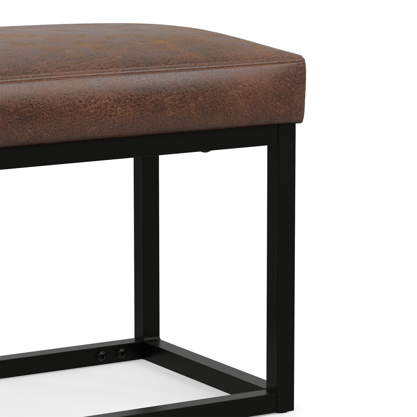 Distressed Chestnut Brown | Reynolds Small Bench