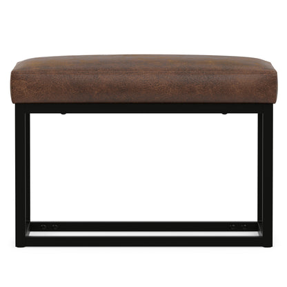 Distressed Chestnut Brown | Reynolds Small Bench