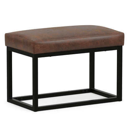 Distressed Chestnut Brown | Reynolds Small Bench