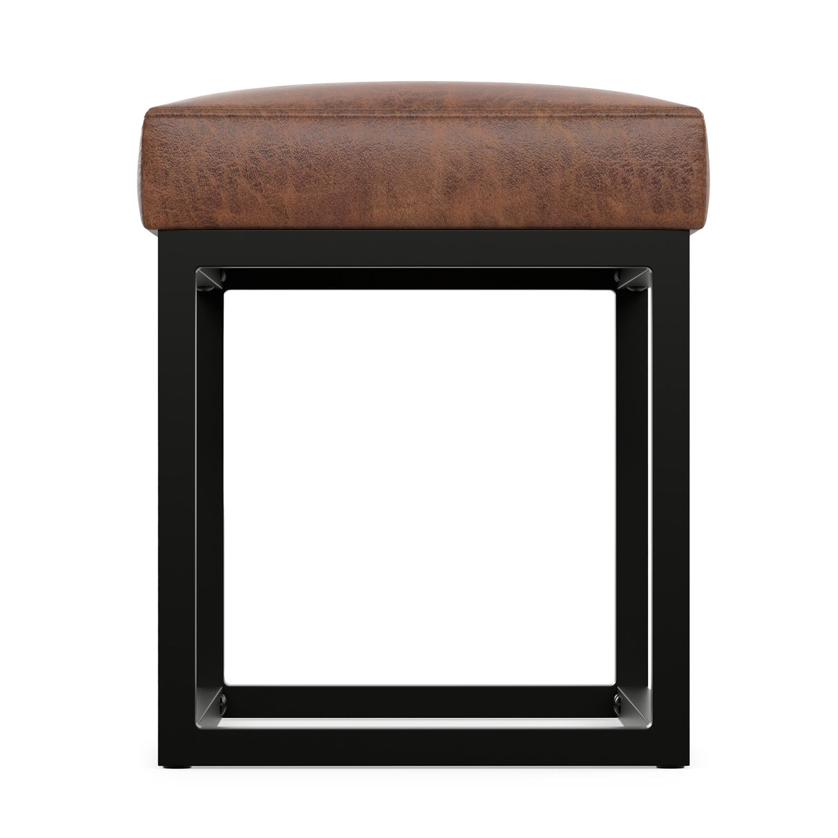 Distressed Saddle Brown | Reynolds Small Bench