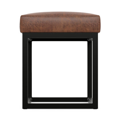 Distressed Saddle Brown | Reynolds Small Bench