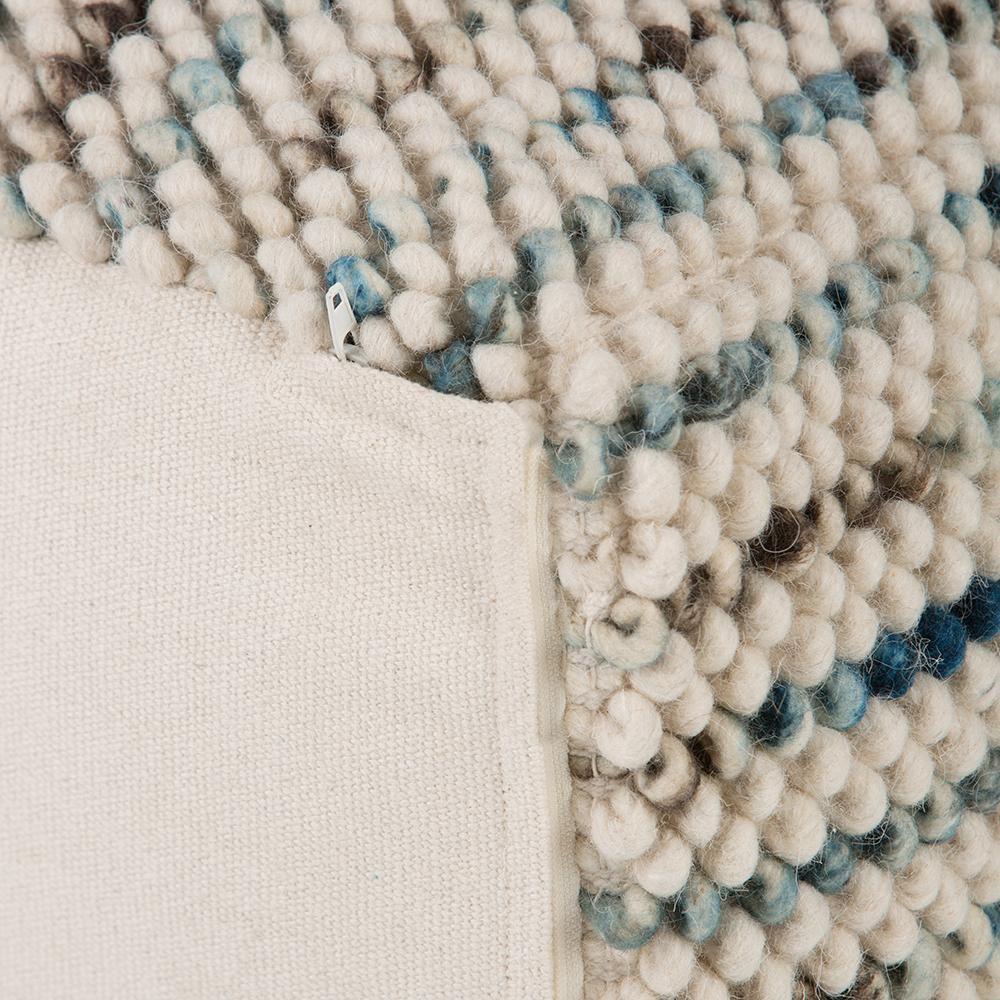 Multi Beige | Zoey Woven Cube Pouf