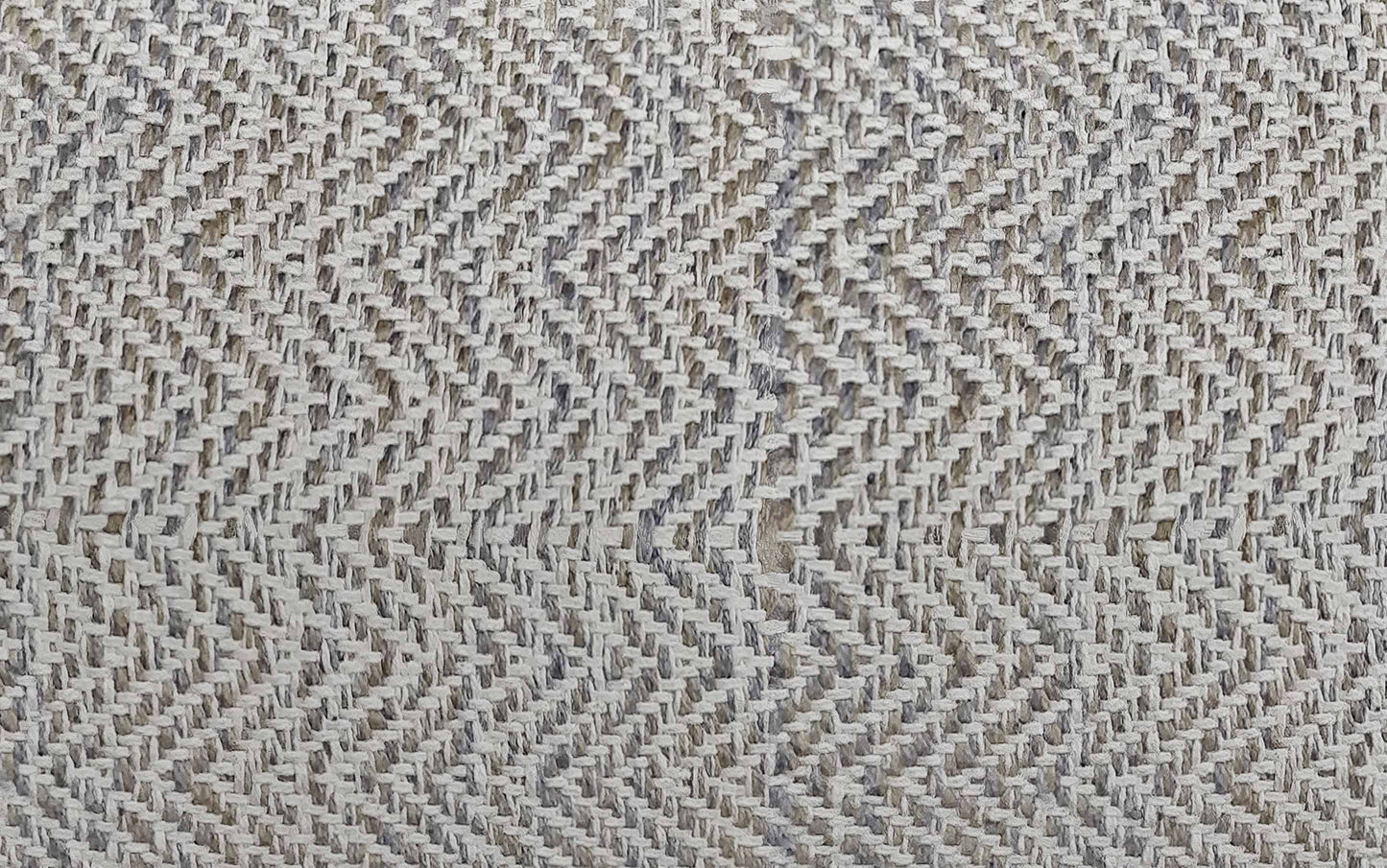 Grey | Nate Patterned Square Pouf