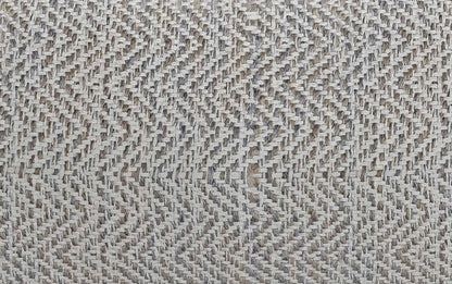 Grey | Nate Patterned Square Pouf