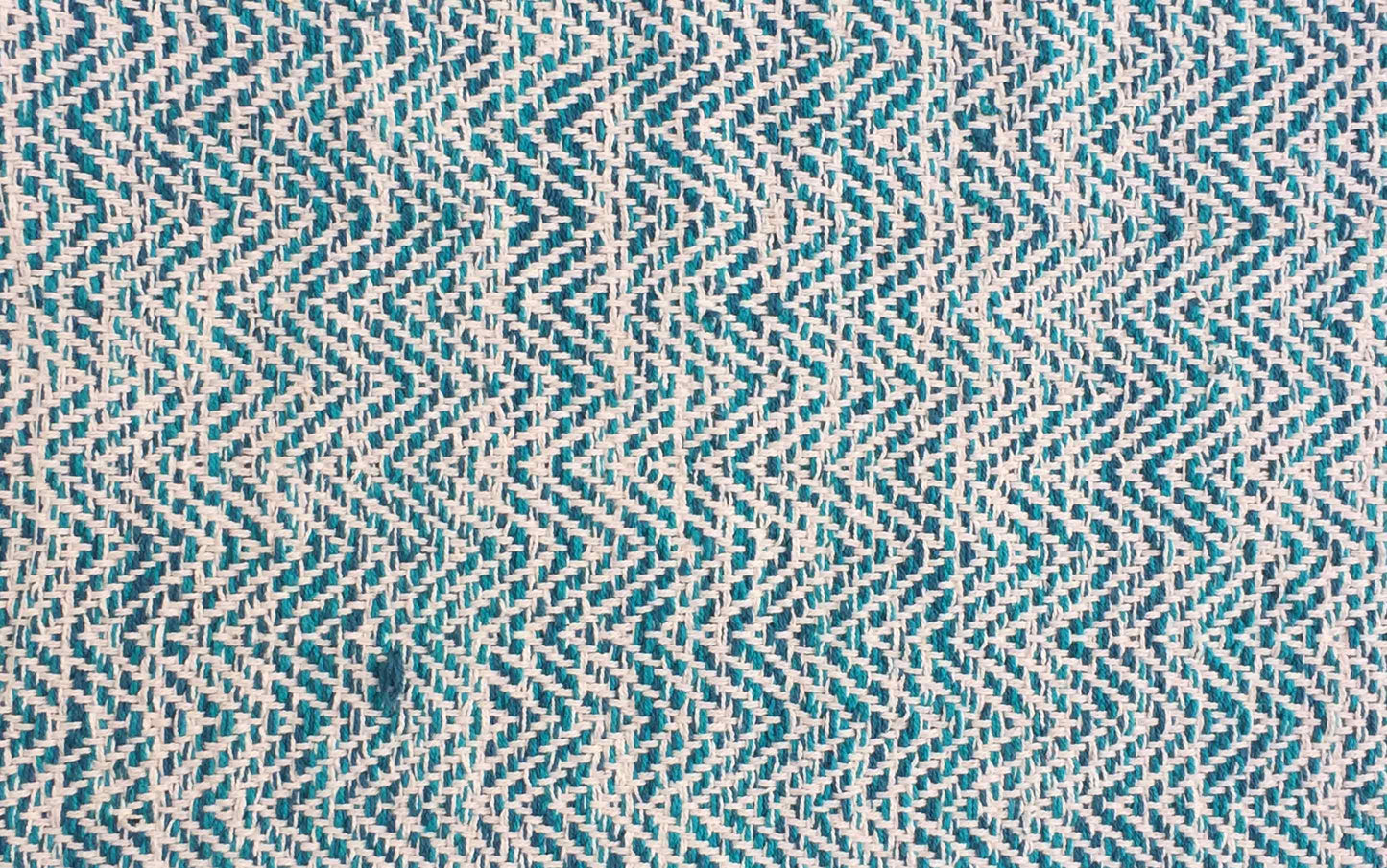 Light Teal | Nate Patterned Square Pouf