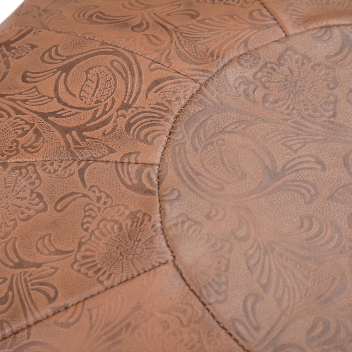 Brown | Drury Round Pouf