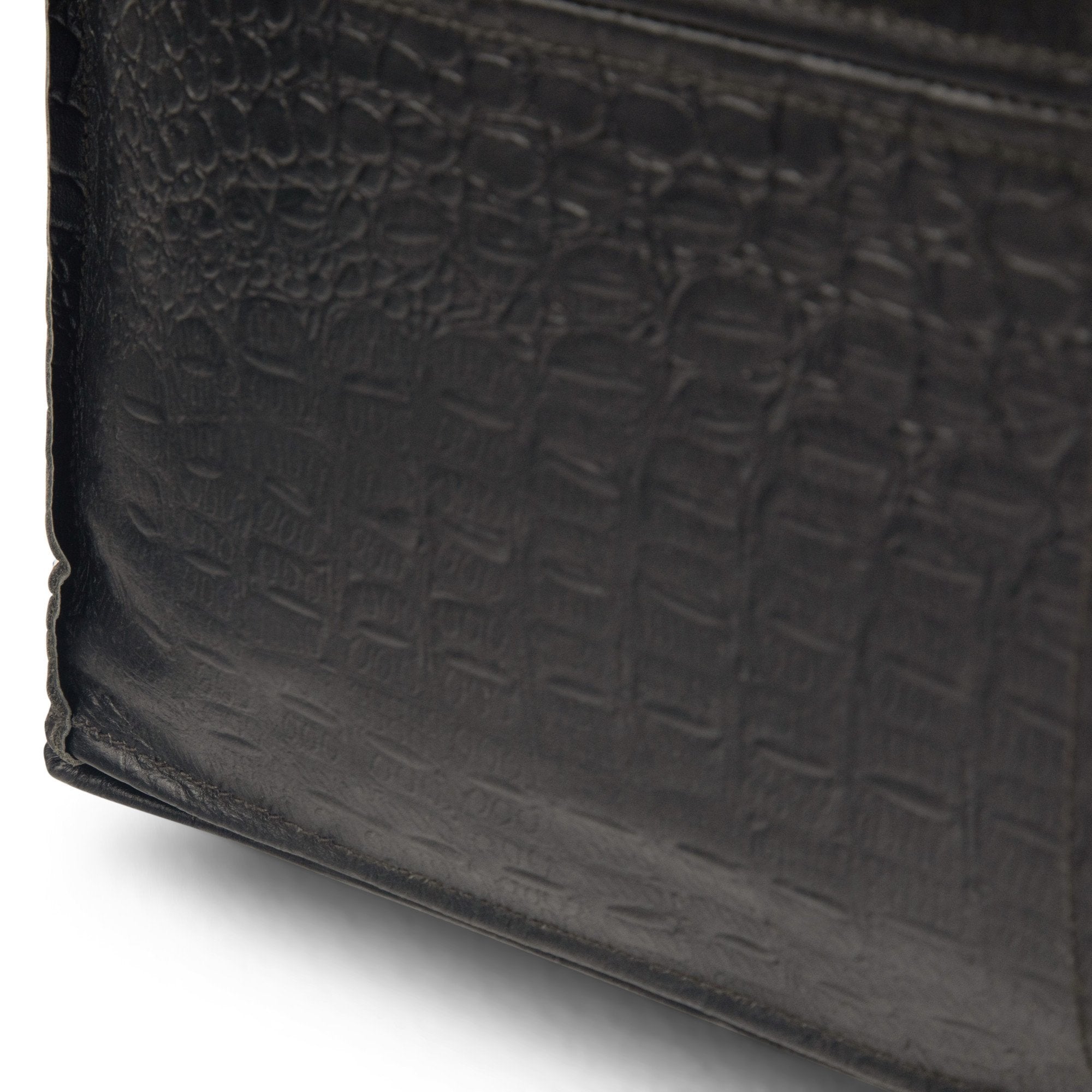 Textured Black | Brody 18 inch Square Pouf