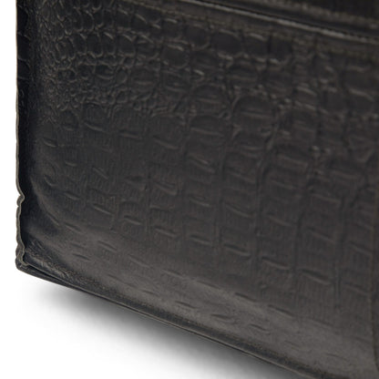 Textured Black | Brody 18 inch Square Pouf