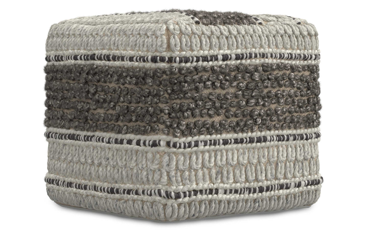 Brown/Natural | Grady Pouf