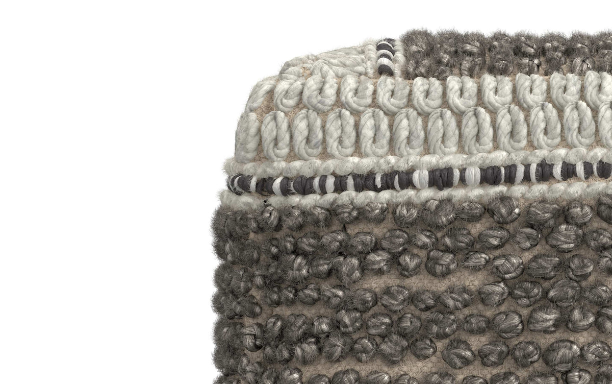 Brown/Natural | Grady Pouf
