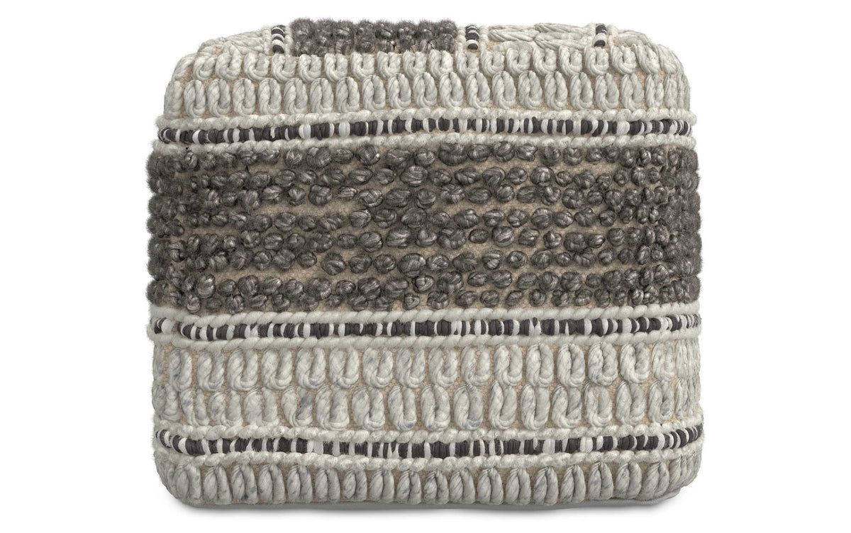 Brown/Natural | Grady Pouf