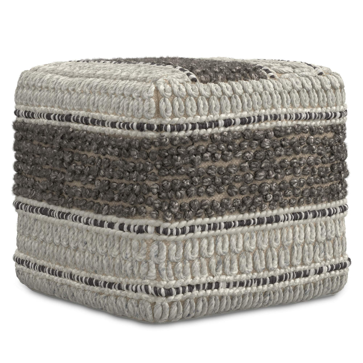 Brown/Natural | Grady Pouf