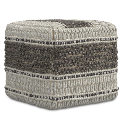 Brown/Natural | Grady Pouf