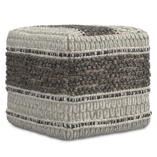 Brown/Natural | Grady Pouf