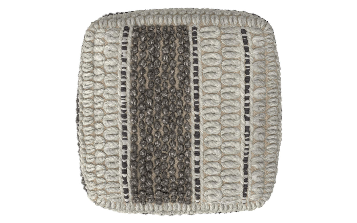 Brown/Natural | Grady Pouf
