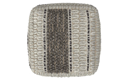 Brown/Natural | Grady Pouf