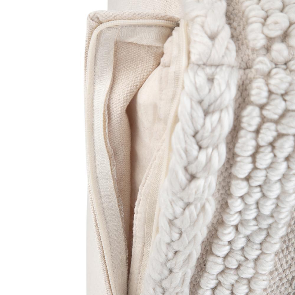 Natural/Cream | Sommer Square Pouf